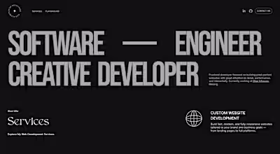 Personal Website – Showcasing My Skills as a Software Engineer