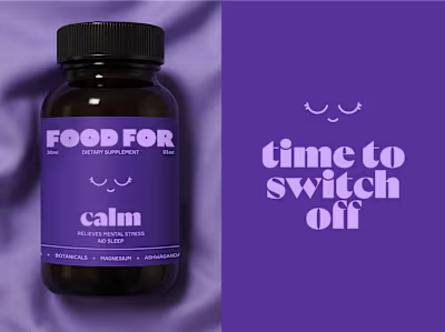 Vibrant Supplement Label Design for Food For