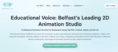 Built the website for Educational Voice - Belfast's leading ...