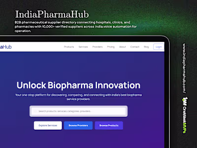 IndiaPharmaHub - B2B Pharmaceutical Supplier Directory