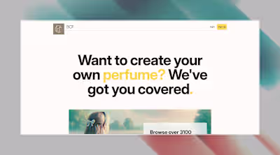 Perfume Web App