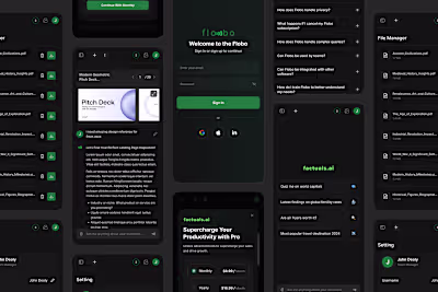 Development of EcoLife and Flobo Mobile Apps