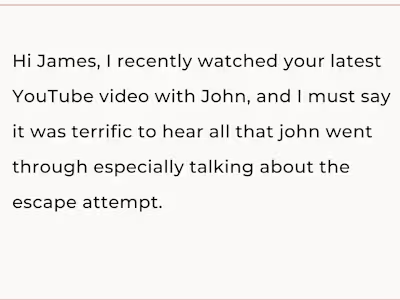 Personalized first-lines emails for Youtubers/ content creators