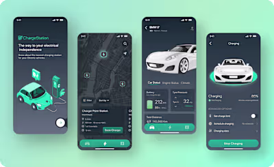 EV Charging Station App :: Behance