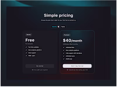 ⬀ pricing by qartulad 