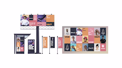 Coworking space branding