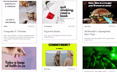 

Copy Writing Portfolio