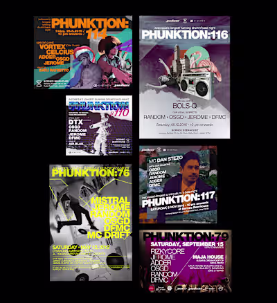 PHUNKTION Flyers