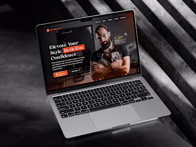 Salon & Spa Booking Website UI - Clean, Modern, and Intuitiv...