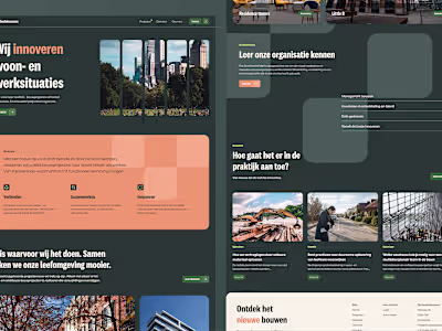 landing page design De Ideeënbouwers