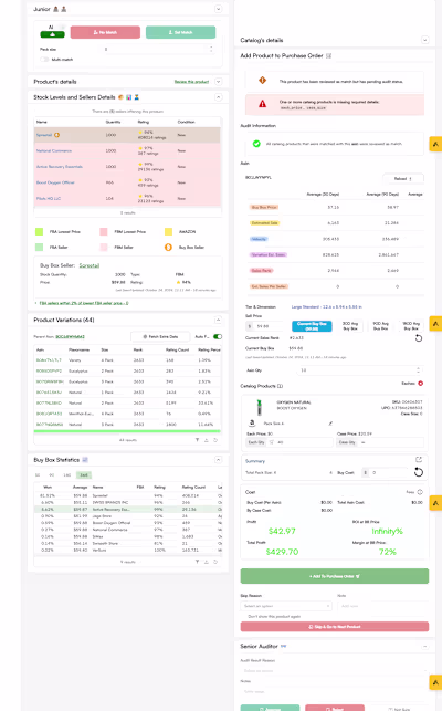 Senior Product Search and Catalog Audit System