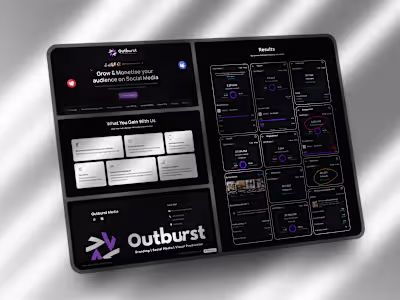 Social Media agency website