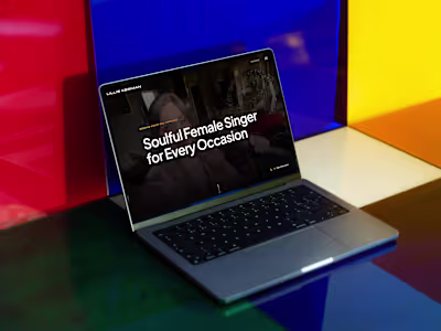 Lillie Kerman Vocalist: Framer Website Development