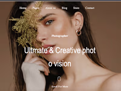 UX/UI design website with responsive