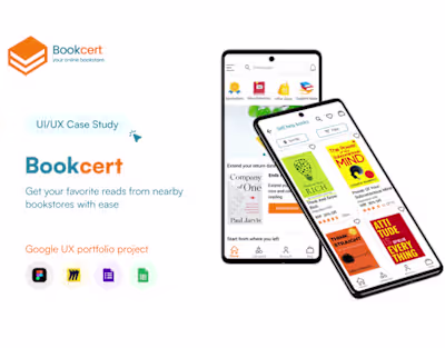 Bookcert App - UI/UX Case Study