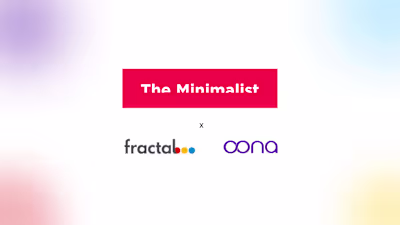 The Minimalist x Fractal website X Oona website 