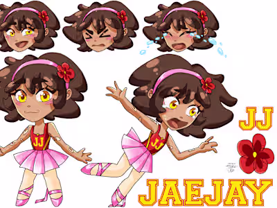 Jaejay Cartoon Character Design 