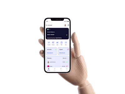 A Banking/ Fintech App Design