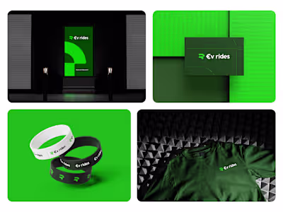 I just wrapped up a brand identity project for EV Rides; a c...