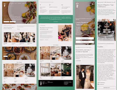 Saint Malo Catering - Webflow website
