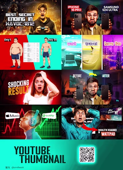 YouTube Thumbnail Design