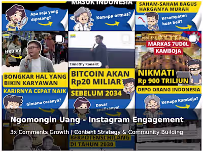 Ngomongin Uang - Instagram Engagement