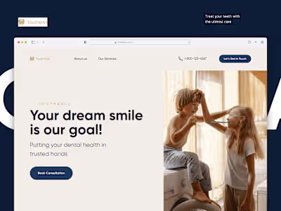 Tooth&All | Landing Page Design + Webflow