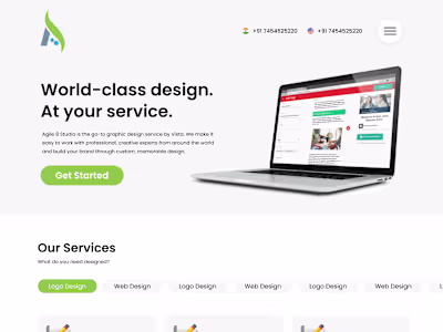 Agency Landing Page Design