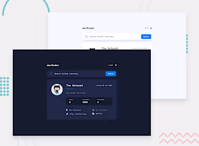 GitHub User Search App with React