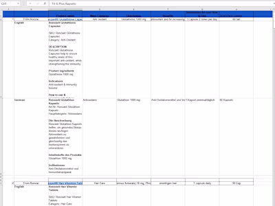 Proofreading and Translating medical documents
