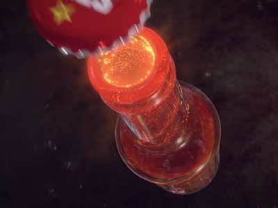 Beverage 3D commercial