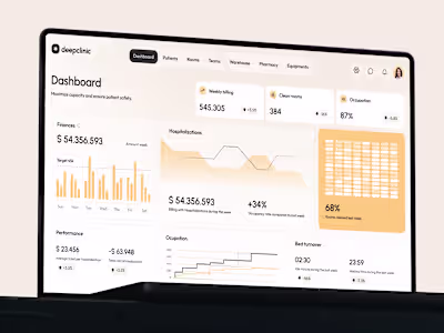 Deepclinic - Hospital & UX UI Design