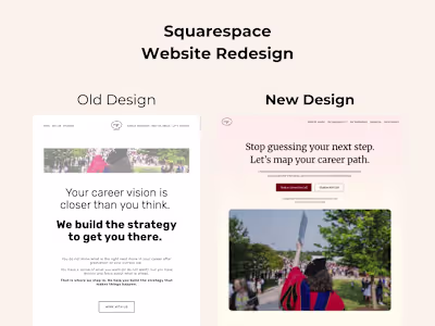 Coaching Website Redesign for Simplified Booking