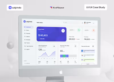 SaaS CRM UI/UX Design