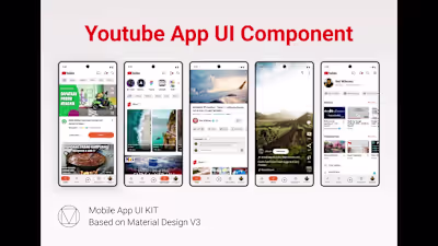 Youtube App UI Component - YouTube