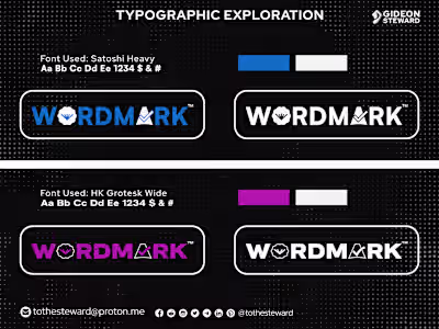 WORDMARK™ Type Exploration