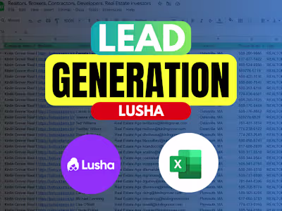 B2B lead generation and list building using Lusha