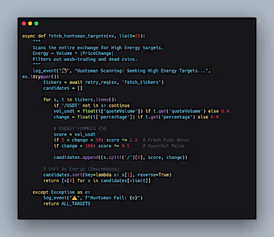 Huntsman: Real-Time Crypto Data Aggregator Engineered a high...