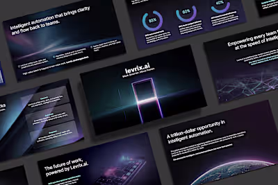 Levrix AI Pitch Deck Design