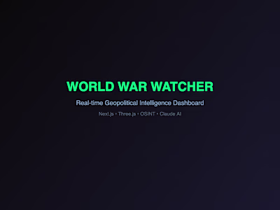 World War Watcher
