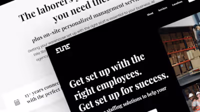 Website Development for Elite Staffing Solution