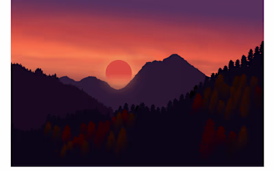 Nature Sunset View :: Behance