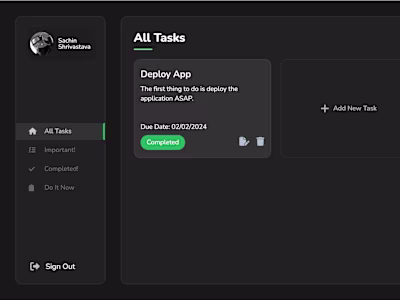 PRIORITA- A Next.js Task Management App with TailwindCSS 