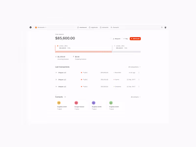 Dashboard design for N3XT.io