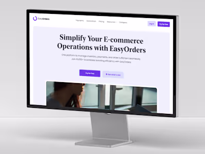 UX/UI Design | Web Development | Saas Landing page
