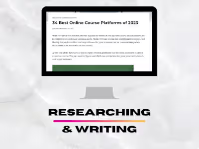Product Recommendation Article (SEO)