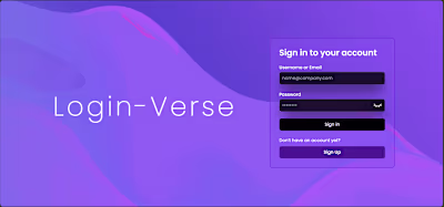 Login-Verse: Robust Authentication System