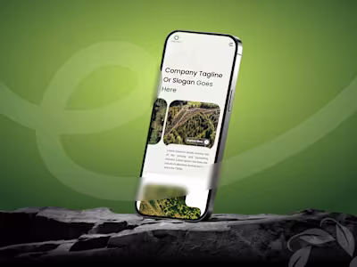 Clean Earth Website UI Design