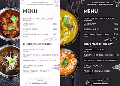 CREATE OR BLEND (Menu)
