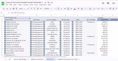 Streamlined Bookkeeping, Accounts Payable and Receivables